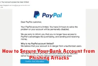 How to Secure Your Bank Account from Phishing Attacks