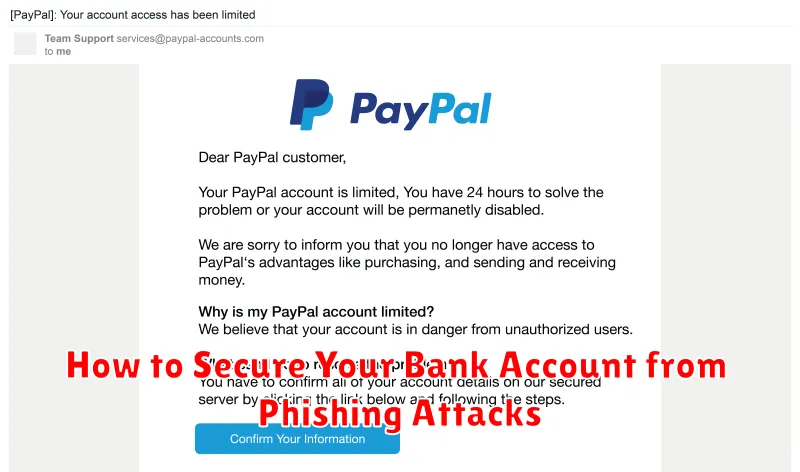 How to Secure Your Bank Account from Phishing Attacks